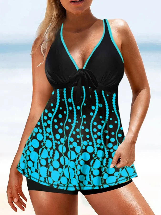 Beach Covering Belly Split Sunscreen Swimsuit