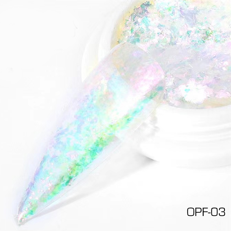Flocons d'opale Nail Art 0,1 g