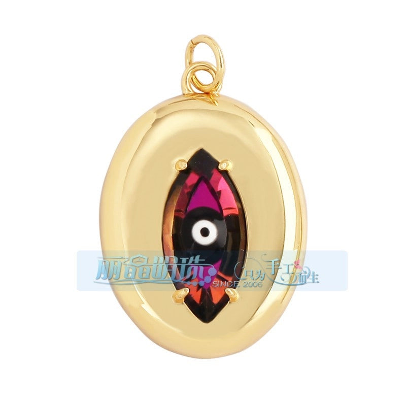 1 Piece Copper Devil’s Eye Pendant Jewelry Accessories