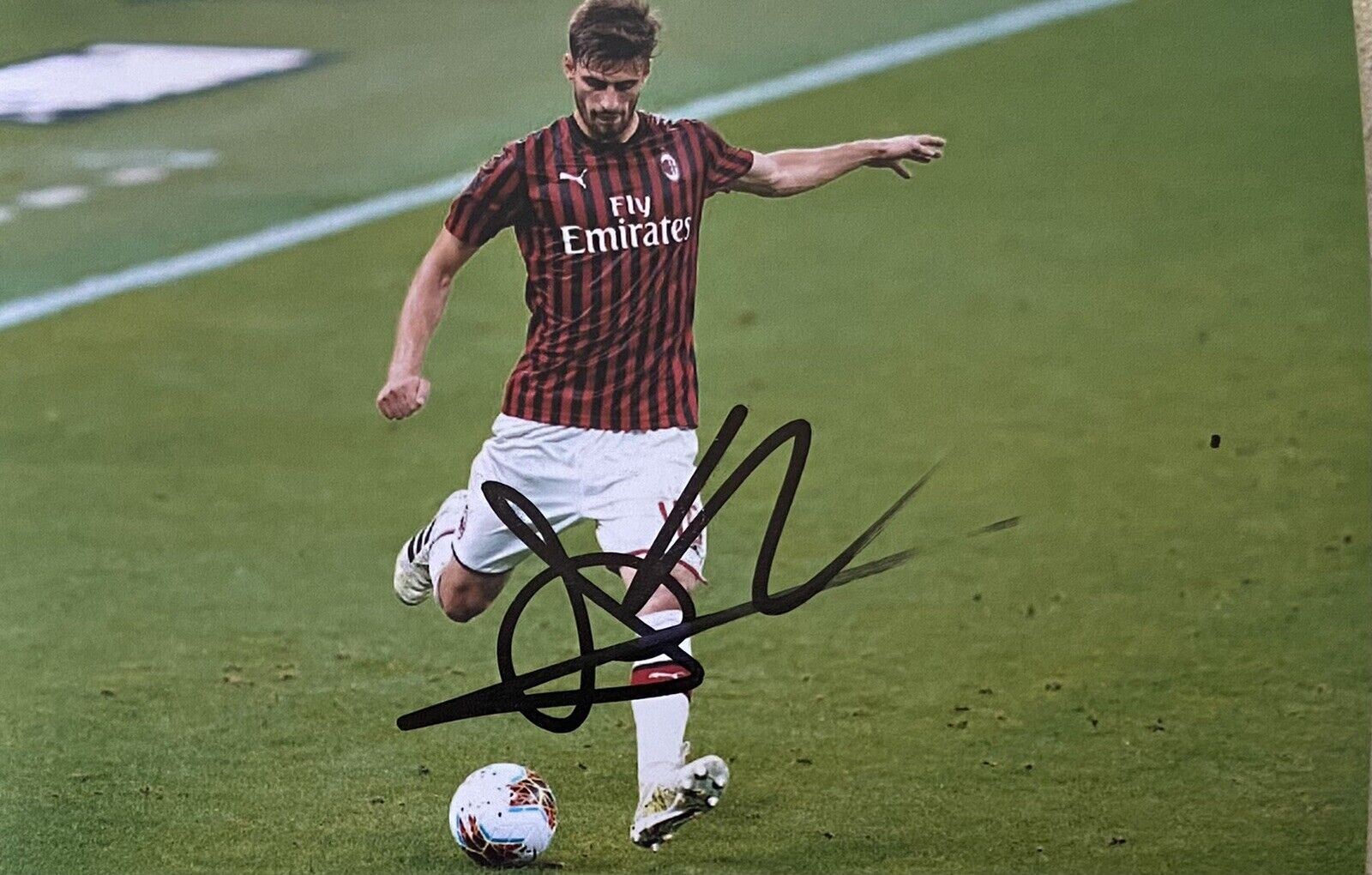 Matteo Gabbia Hand Signed AC Milan 6X4 Photo Poster painting 2