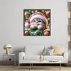 Christmas Kitten - 11CT Stamped Cross Stitch - 40*40cm - Cat Xmas