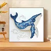 Diamond Painting-DIY Crystal Rhinestone Dolphin
