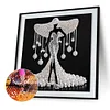 Elegante Dame - speziell geformte Diamond Painting - 30*30cm