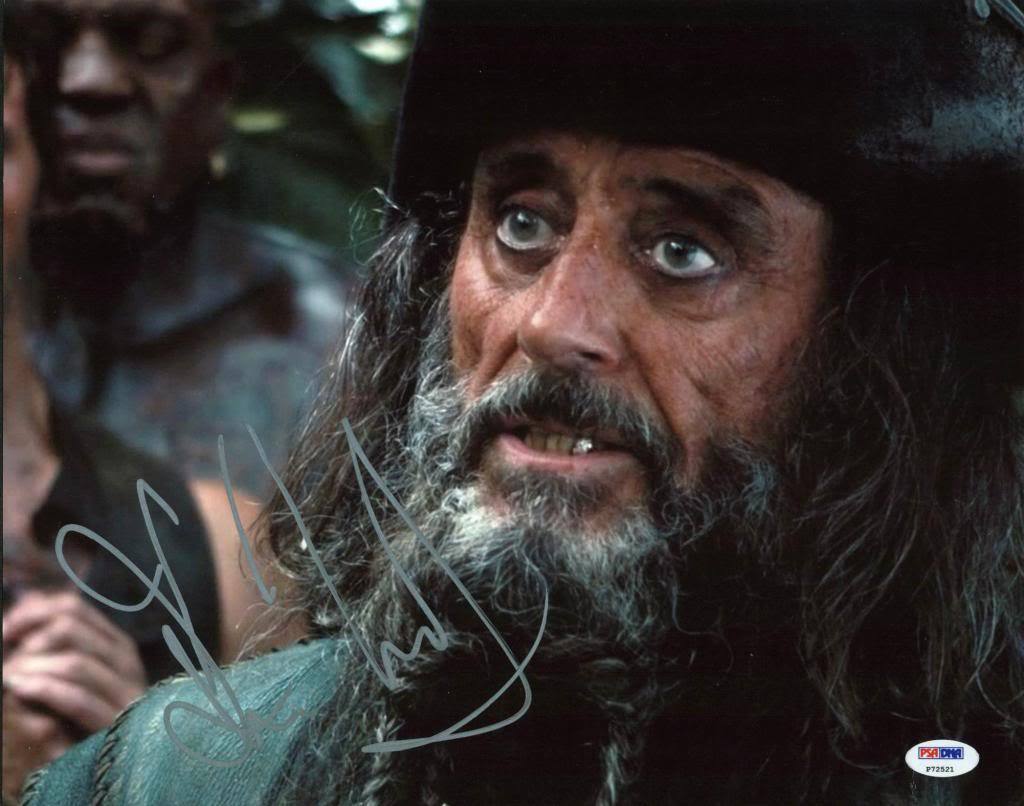 Ian Mcshane Pirates Signed Authentic 11X14 Photo Poster painting Autographed PSA/DNA #P72521