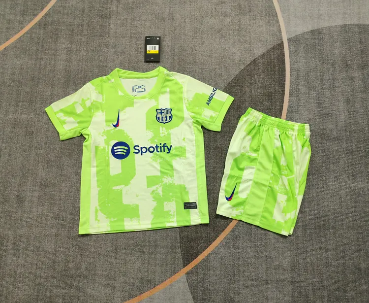 2024-25 Barcelona Away Shirt - Kids