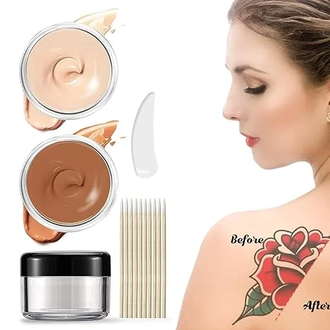 💥🔥​Tattoo Concealer Makeup, Full Coverage Concealing Cream 