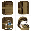 Taktische LEER Erste Hilfe Tasche mit Rotkreuz Patch 1000D Molle Pouch Notfalltasche Milit&auml;risch Wasserdicht f&uuml;r Camping Outdoor