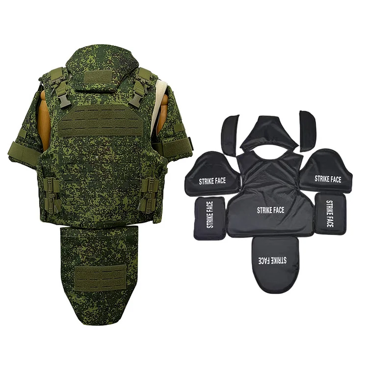 Full Protection Heavy Duty Tactical Body Armor 6b45 Functional Quick Release Green Ruins Body Armor