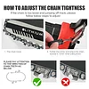 Mini Chainsaw 6-Inch with 2 Battery Mini Electric Chain Saws Cordless Handheld Portable Small Chainsaw for Wood Cutting