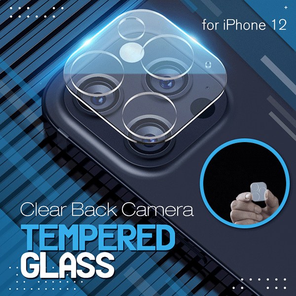 Transparent Rear Camera Tempered Glass For IPhone