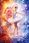 Luxury AB Velvet Diamond Painting Kit - Beauty Dancer