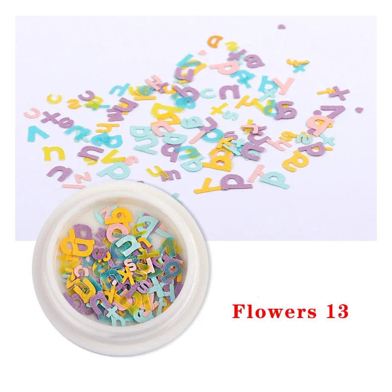 Spring Summer Flower Nail Decoration Wood Pulp Paper Mini Daisy Simulation Flower Butterfly Fashion DIY Nail Art Design Charm