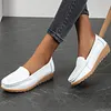 Women&lsquo;s Flat Loafer Ballet Leather Breathable Casual Shoes