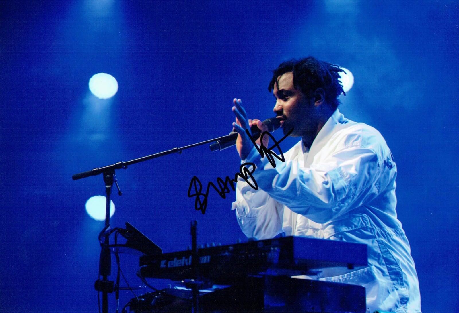 SAMPHA SIGNED Autograph 12x8 Photo Poster painting 2 AFTAL COA British Music Singer Producer