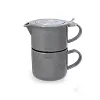 Ceramic Coffee Cup Set One Cup And One Pot