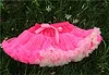 Kid Baby Girls Fluffy Chiffon Solid Colors Tutu  Dance Skirt Dress