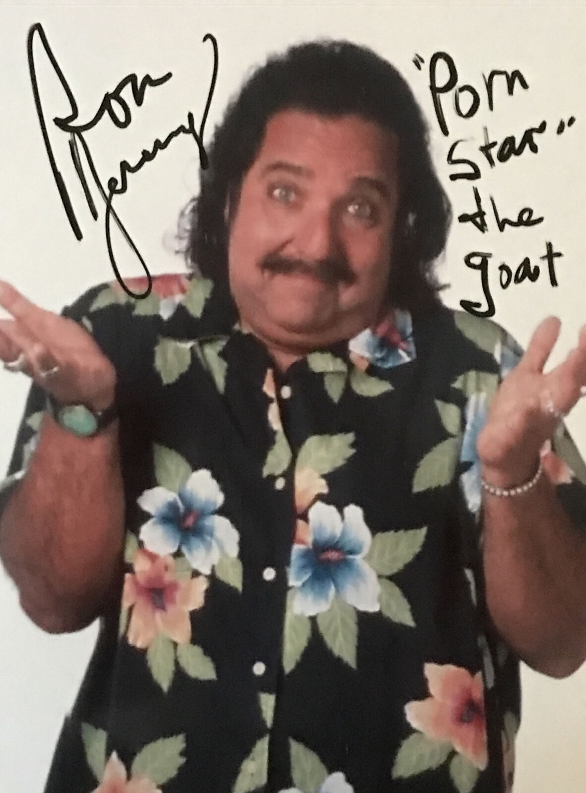 Rare Original Ron Jeremy Porn GOAT Autographed Signed Photo Poster paintinggraph In Person