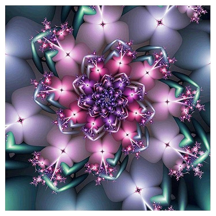 Peinture de diamant - pleine ronde - fleur de mandala