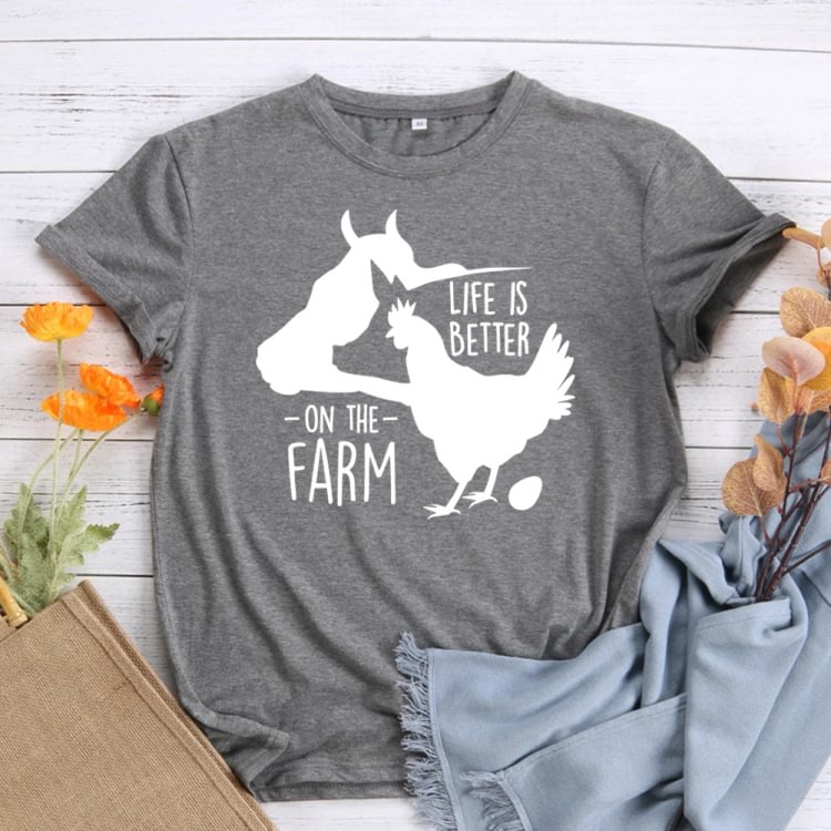 ANB - Life is better on the farm Retro Tee -04258