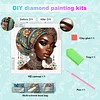 Black Woman - Crystal Rhinestone Diamond Painting