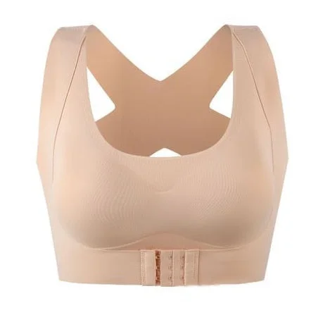 1/2/3PCS Women Bras Push Up Posture Corrector Bralette Front Closure Underwear Cross Back Humpback Correct Tops Soutien Gorge