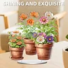 Flower Plants DIY 2D Flat Acrylic Desktop Diamond Art Kit Diamond Painting Home Decor