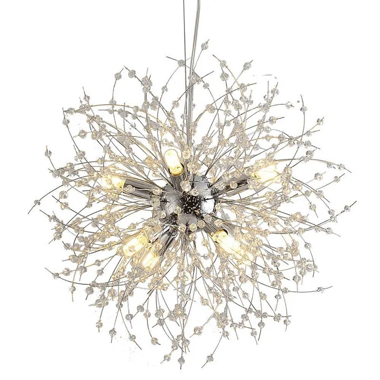 16'' Mini Globe Style Metal Electroplated Chandelier with Centrally Located Lights Enlightening Surroundings - Appledas