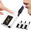 Portable Digital Alcohol Breath Tester 0.400% BAC Accuracy High-Precision Breathalyzer Fuel Cell Sensor Electrochemical Alcoholmeter for Outdoors Expressway Professional Use