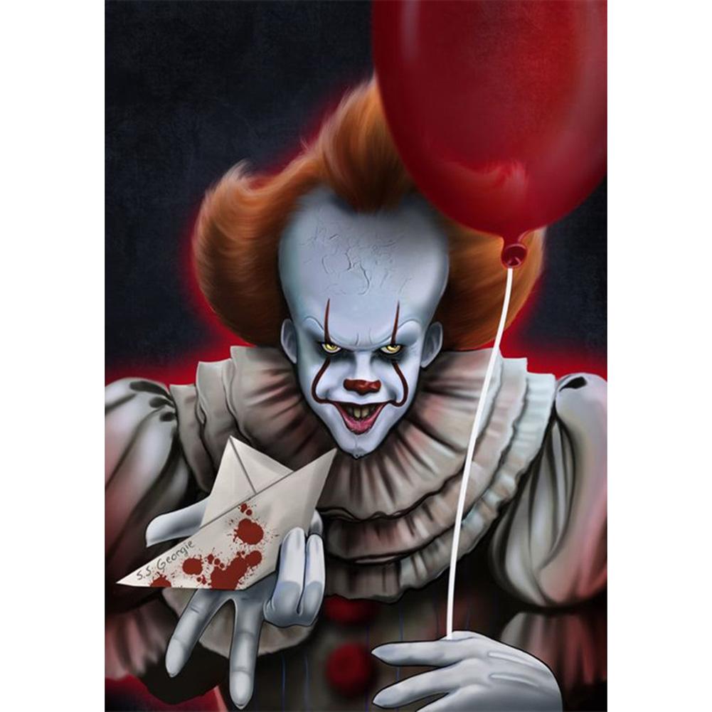 

30*40CM - Clown - Round Drill Diamond Painting, 501 Original