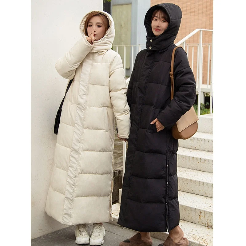 New Jacket Women Winter Thick Down Parka Women Hooded Jacket Warm Female Coat Fashion Outwear Ladies Causal Parka Women Jacket