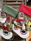 Christmas Santa Claus Stereoscopic Socks