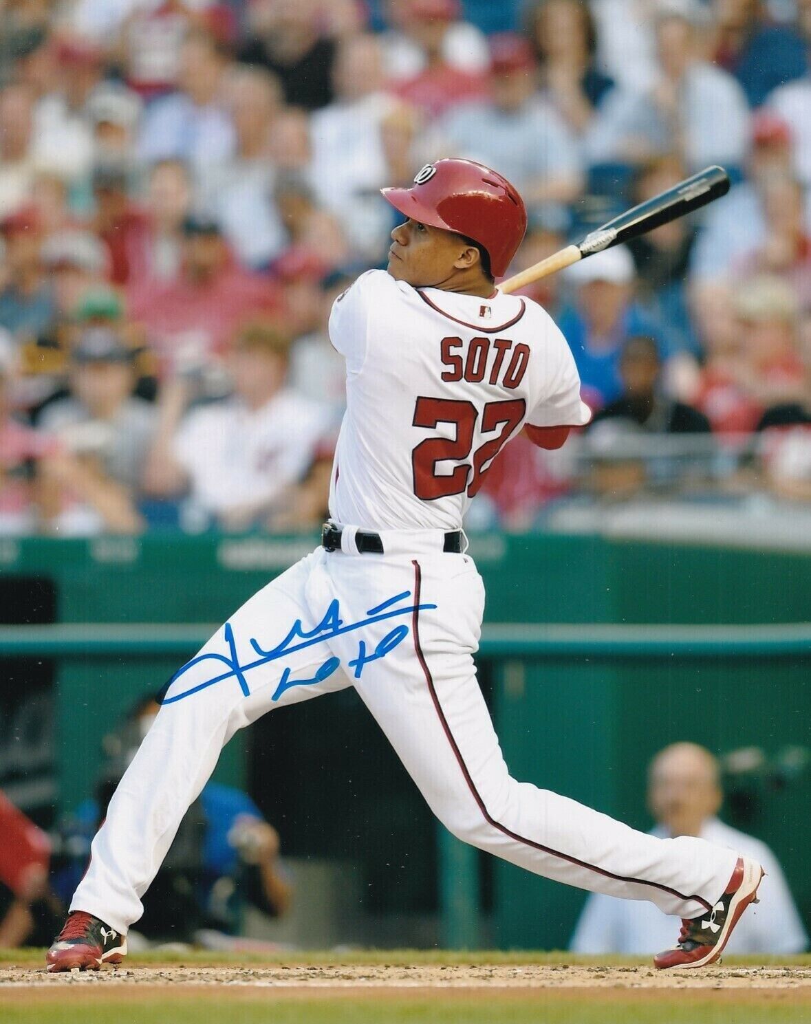 Juan Soto Autographed Signed 8x10 Photo Poster painting ( Nationals ) REPRINT ,