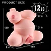 Pregnant Torso Sex Doll With Uterus Male Penetrable Nipple Sex Toy