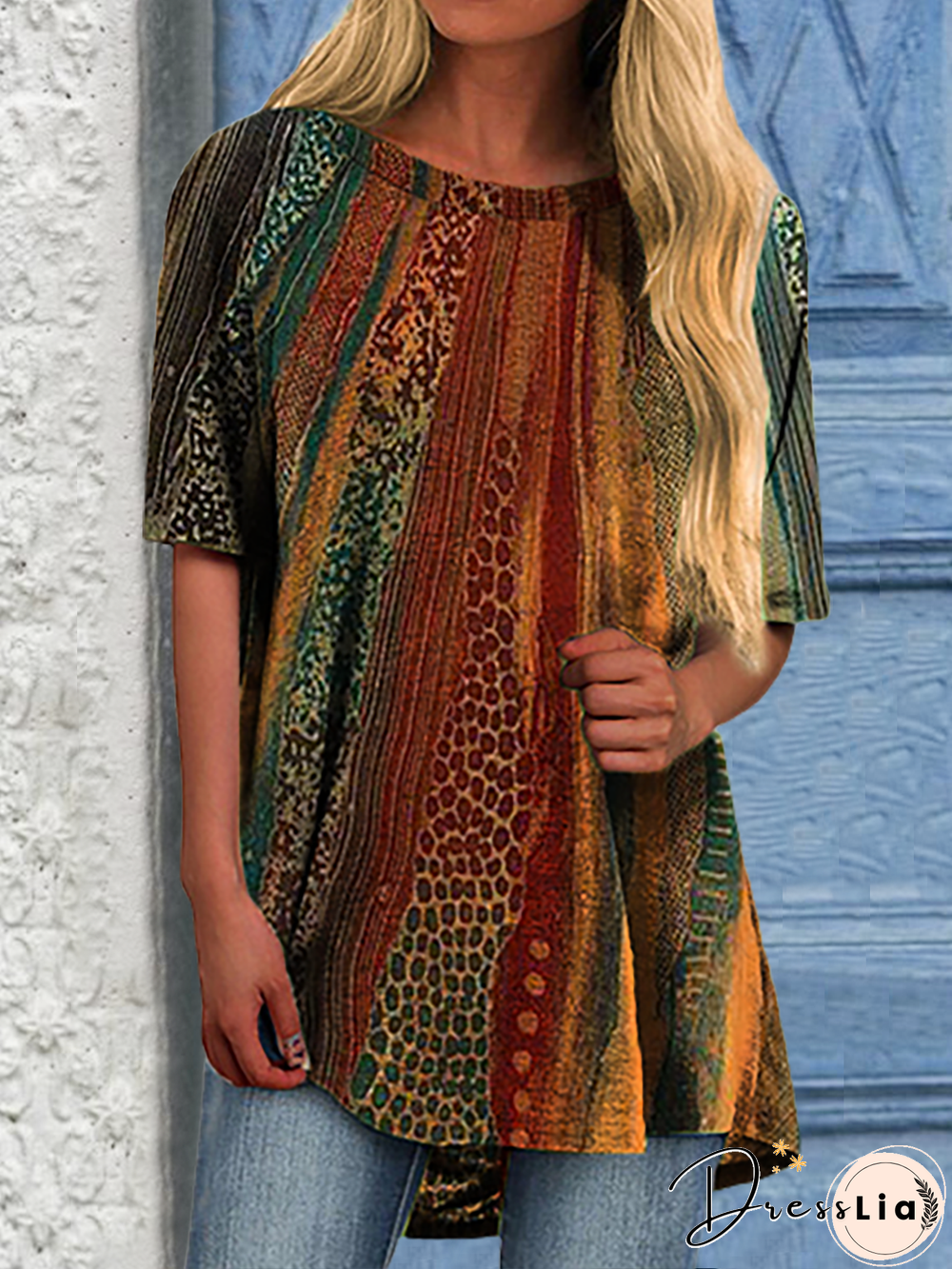 Plus size Short Sleeve Casual T-shirt