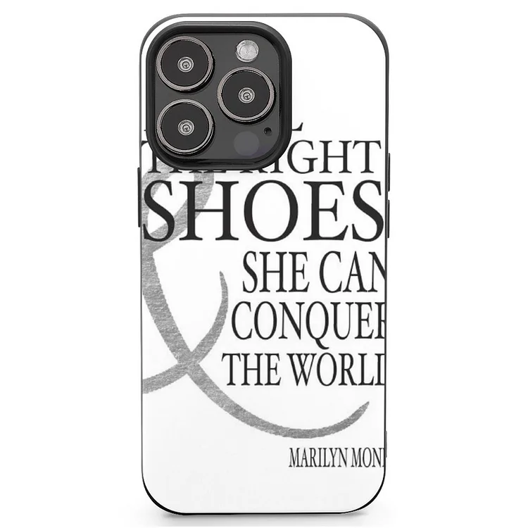 Give A Girl The Right... Mobile Phone Case Shell For IPhone 13 and iPhone14 Pro Max and IPhone 15 Plus Case - Heather Prints Shirts
