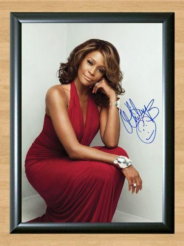 Whitney Houston I Look to You Signed Autographed Photo Poster painting Poster Print Memorabilia A4 Size