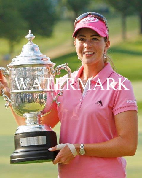 PAULA CREAMER 2010 US Open LPGA Golf Glossy 8 x 10 Photo Poster painting Poster