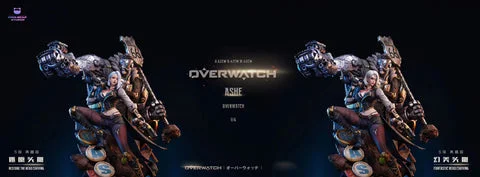 1/4 Scale Ashe with LED - Overwatch Resin Statue - coolbear