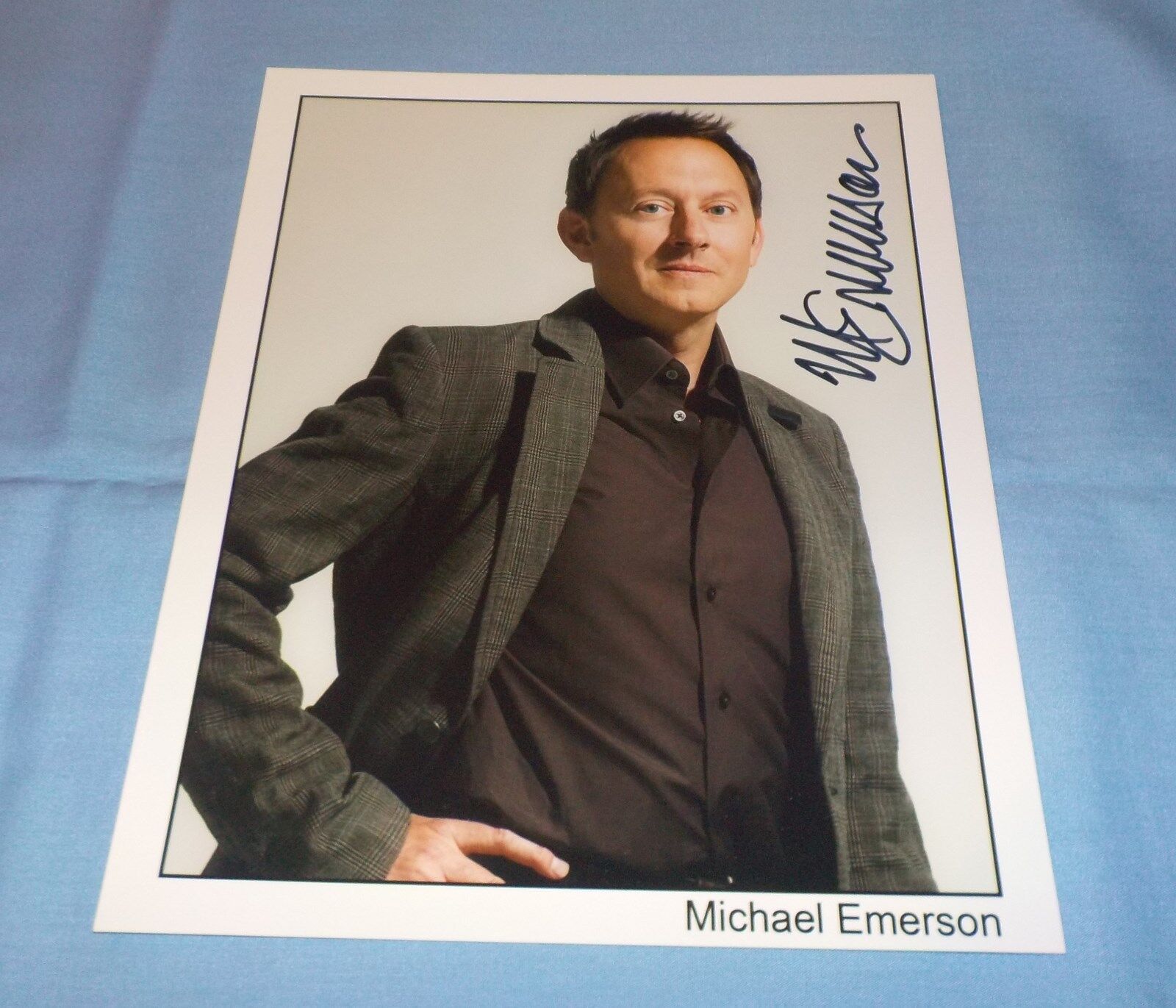 Michael Emerson Signed Autographed 8 x 10 Photo Poster painting Actor The Practice Lost