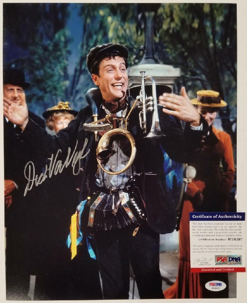 Dick Van Dyke signed Mary Poppins 11x14 Photo Poster painting #2 Autograph ~ PSA/DNA COA