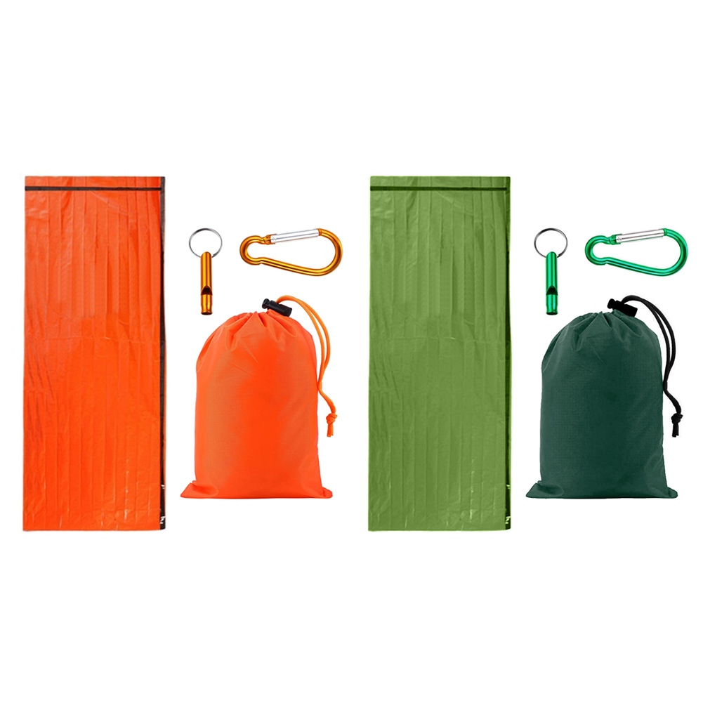 

First Aid Sleeping Bag Portable Single Emergency Survival Thermal Blanket, Armygreen, 501 Original
