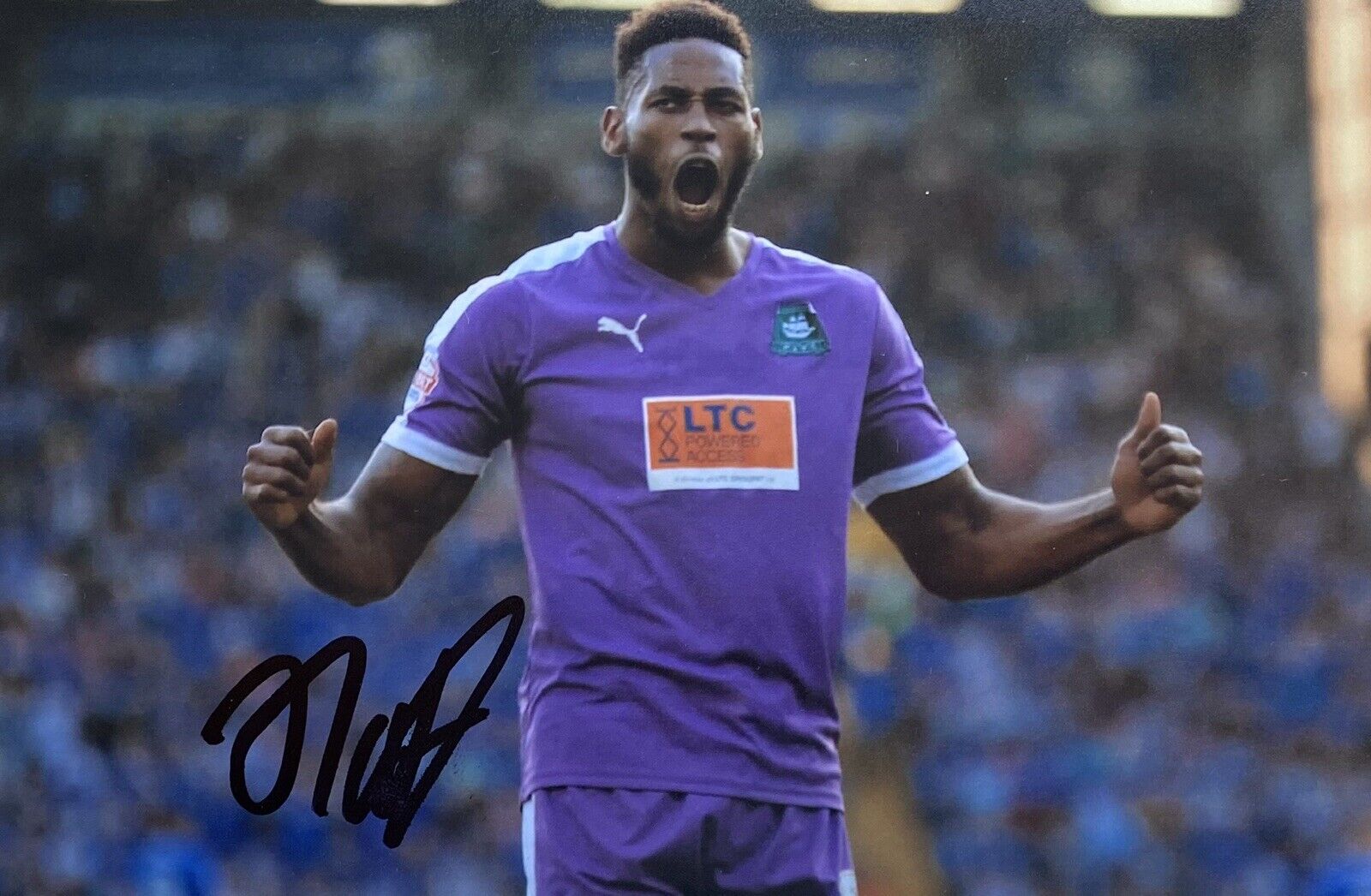 Jamille Matt Genuine Hand Signed Plymouth Argyle 6X4 Photo Poster painting