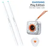 Gaming Electric & Aerobic Drum Kit and Pocketdrum2 Gas Drum Sticks, Air Drum with Sticks, Pedal, Knobs, 8 Sounds