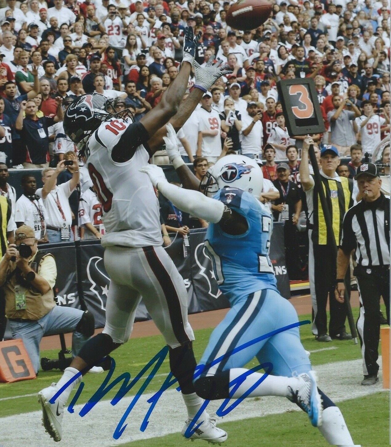 DeAndre Hopkins Autographed Signed 8x10 Photo Poster painting Texans REPRINT