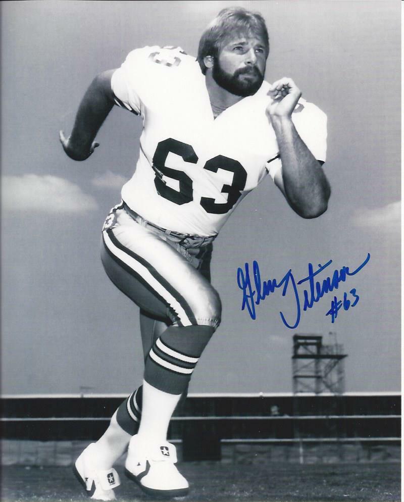 Glen Titensor Autographed 8x10 Dallas Cowboys#3