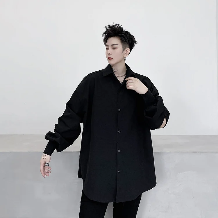KK1036/P65 Metsoul Darkwear Shirts-dark style-men's clothing-halloween