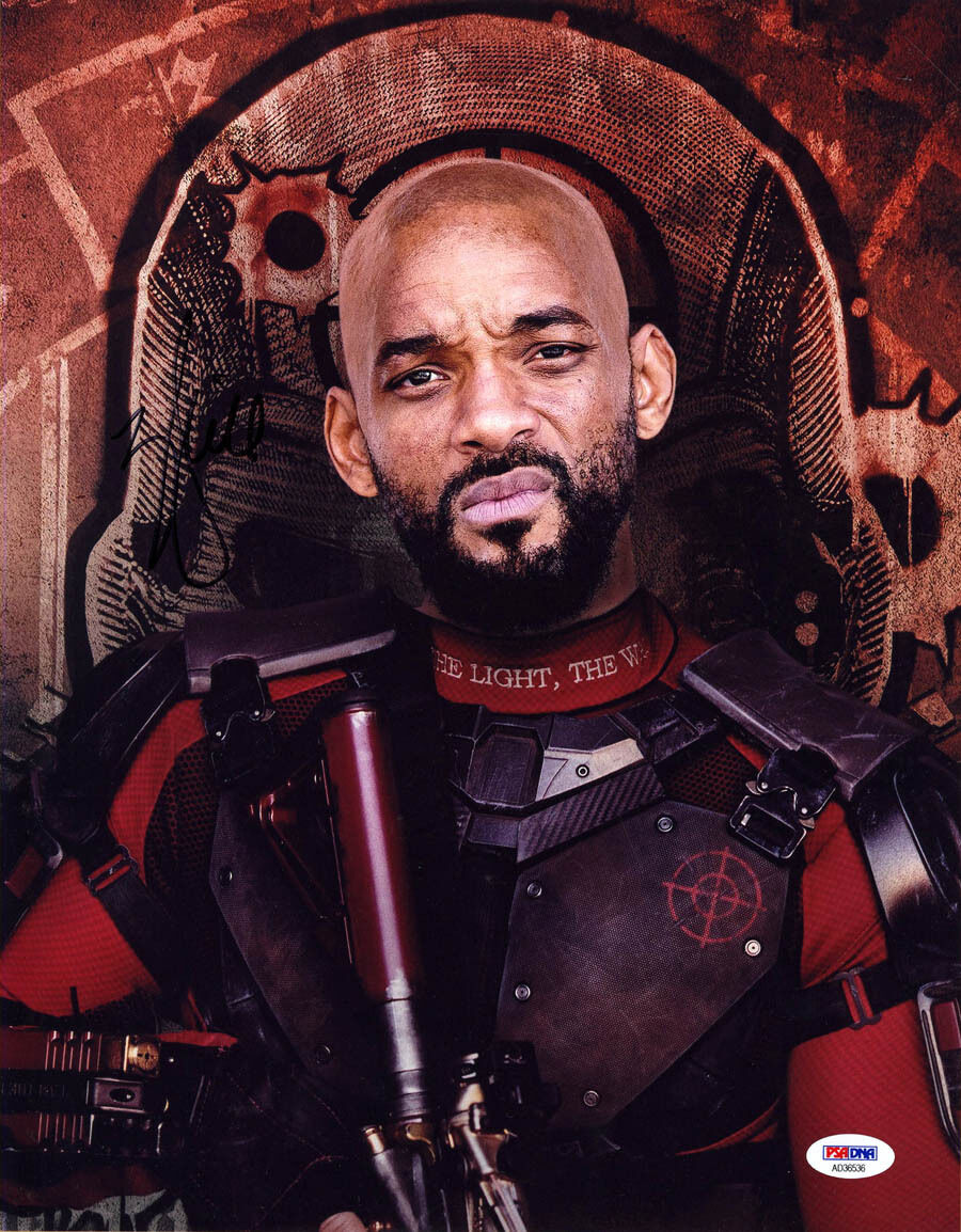 Will Smith SIGNED 11x14 Photo Poster painting Deadshot Suicide Squad DC PSA/DNA AUTOGRAPHED