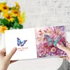 6Pcs Diamond Painting Butterfly Greeting Card for Holiday Party Favors