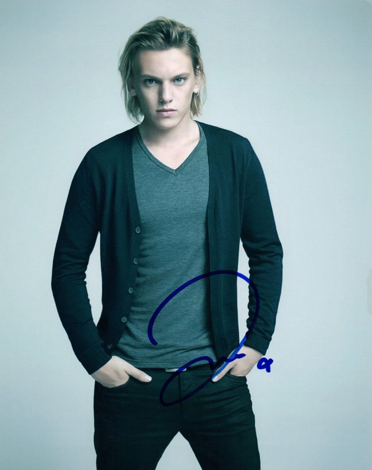 Jamie Campbell Bower Signed Autographed 8x10 Photo Poster painting Handsome Actor COA