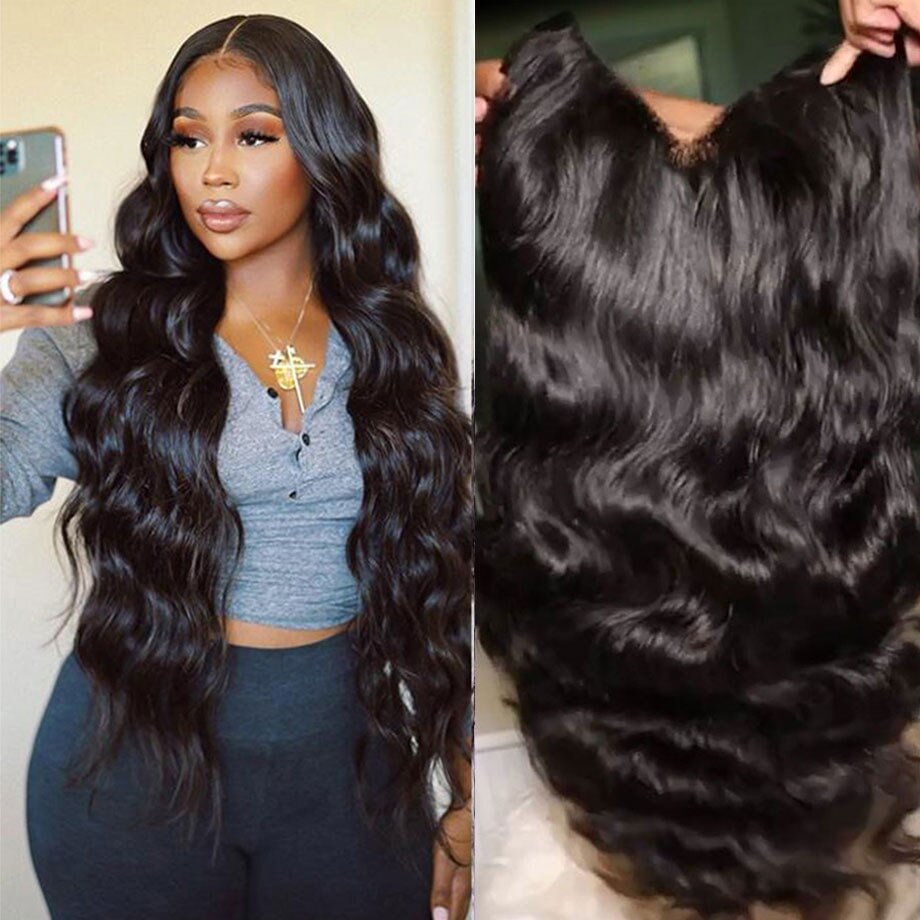 V Part Wig Human Hair Body Wave No Leave Out Glueless Clip Remy Hair Wig 180% Brazilian Upgrade U Part Wigs For Women bling hair US Mall Lifes